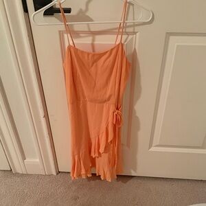 Altar'd State Coral Sleeveless Dress